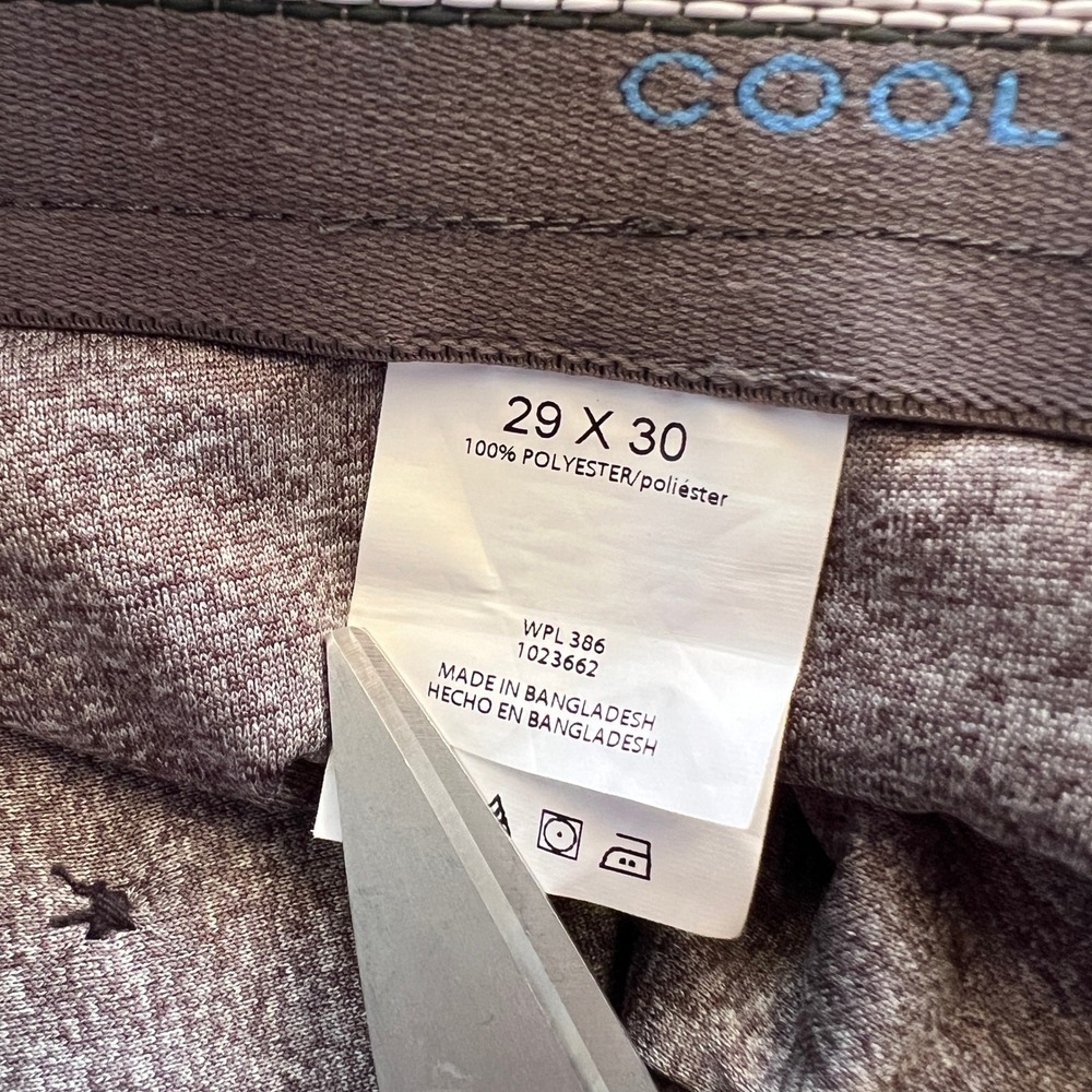 Haggar Cool 18 Pro Pants Men's Size 29x30 Grey Flat Front Dress Casual Office - Picture 5 of 7